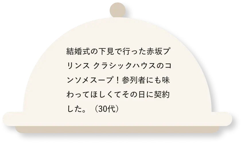 結婚式後の夕食に陽明殿で食べた中華料理。すべての料理が染み入るように美味しかったです。(30代)