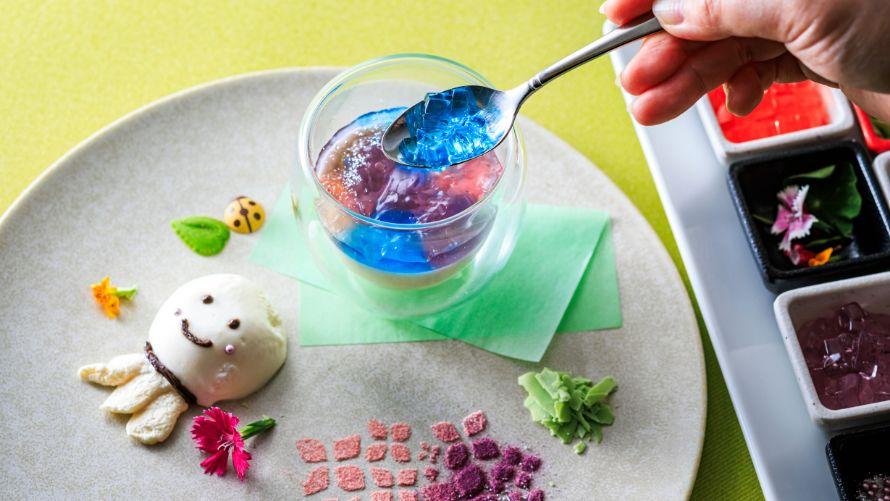 「夏の食べられるアート体験 〜クリスタル紫陽花の世界〜」(フリードリンク付き）