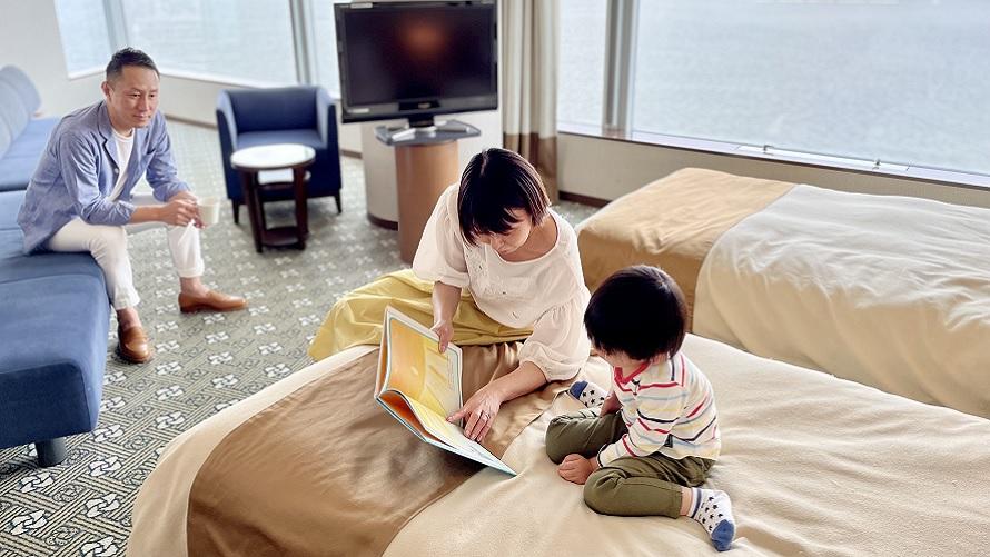 ご利用人数に合わせたお部屋をご用意致しております。ゆったりリゾートステイをお楽しみください（※部屋の一例　イメージ）