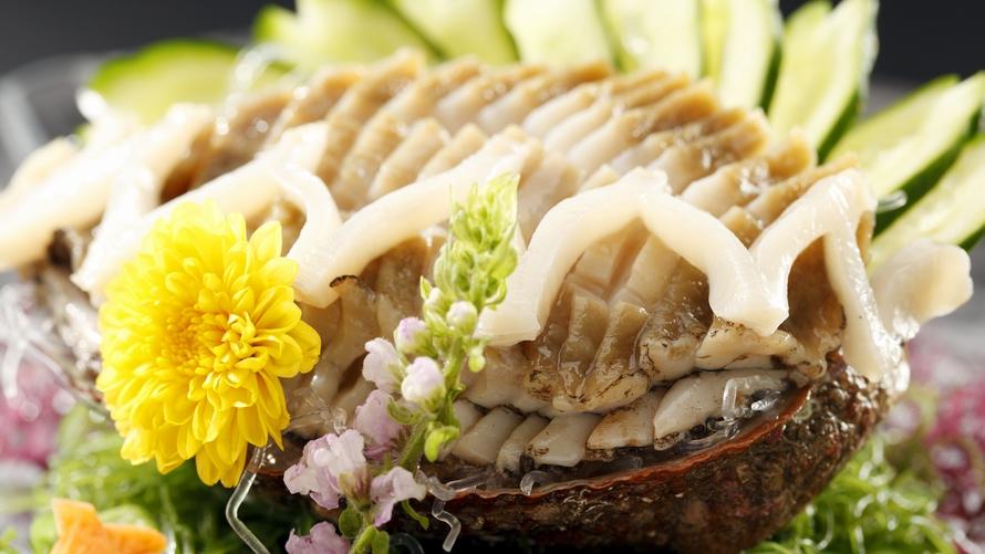 鮑のお造り