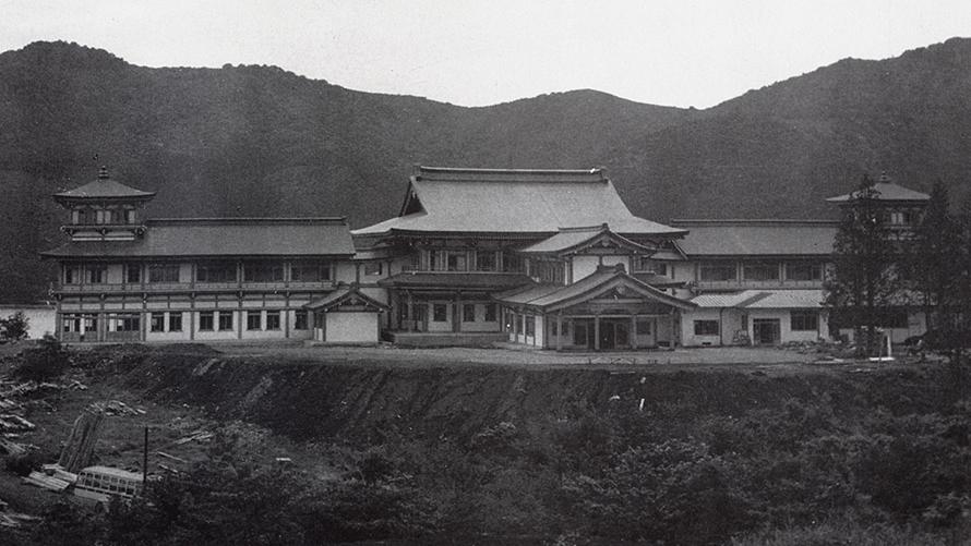 移築中の模様