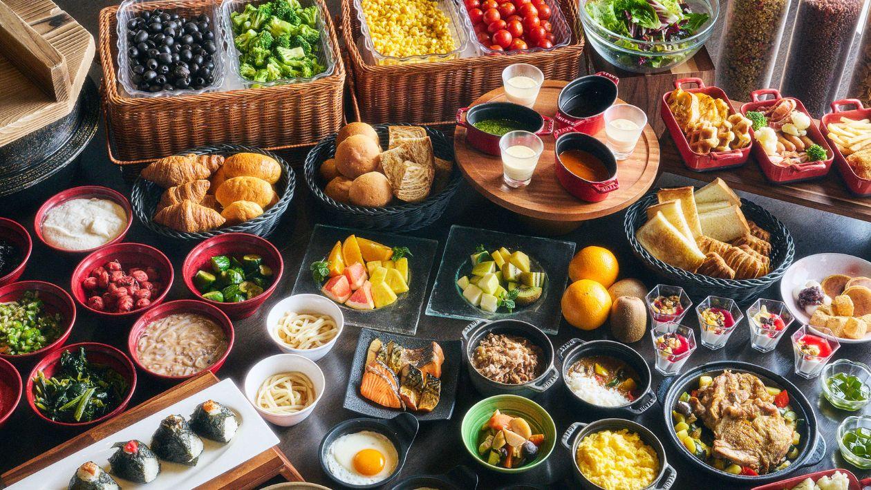 「LUXE DINING HAPUNA」の朝食ビュッフェメニュー一例