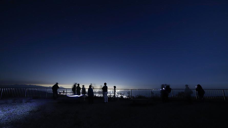 駒ヶ岳山頂, 夜景, 天体観測