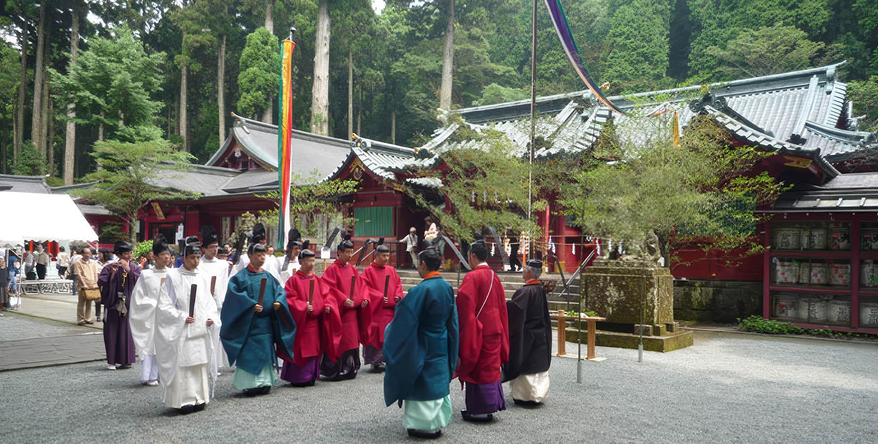 例大祭の様子