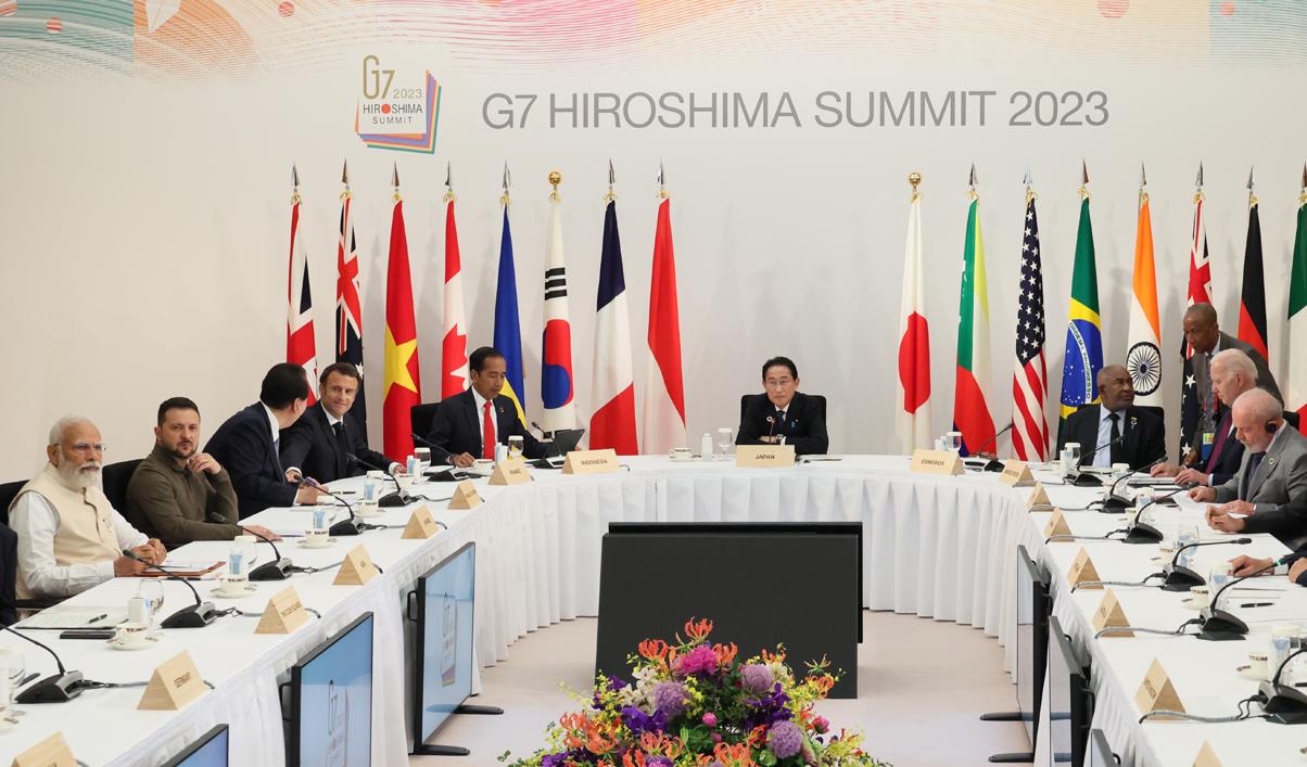 セッション9 （G7＋招待国首脳＋ウクライナ） が開催されました