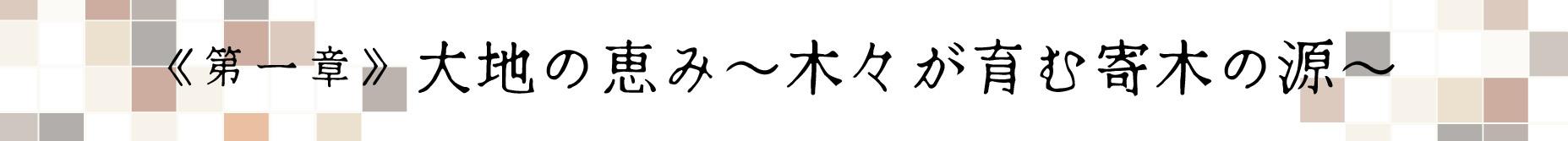 箱根, 寄木, スイーツ, 第一章