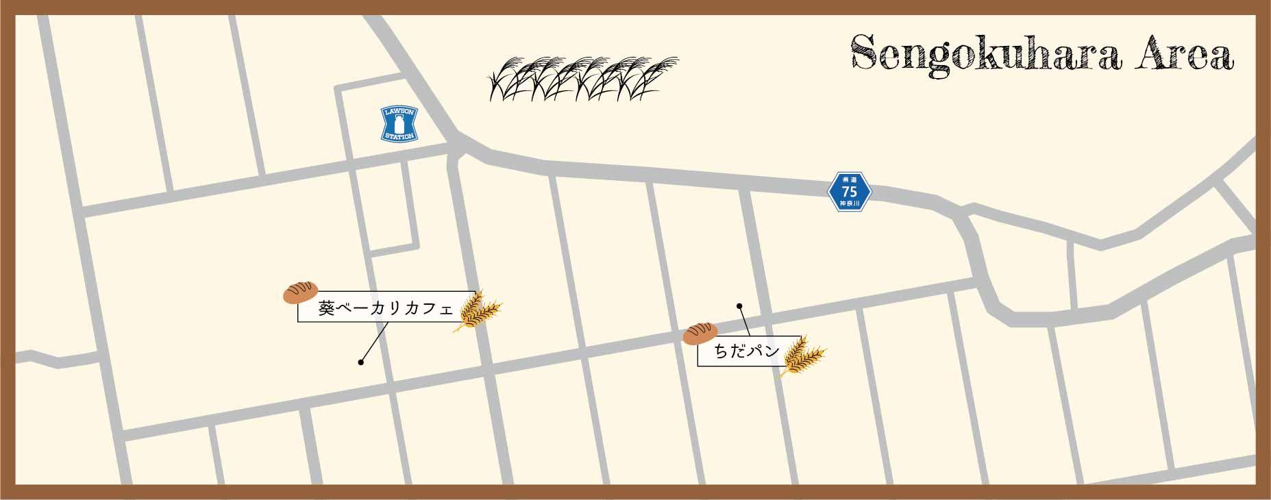 仙石原パン屋マップ
