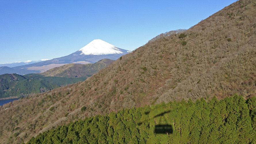 ロープウェー, 影, 富士山, 写真