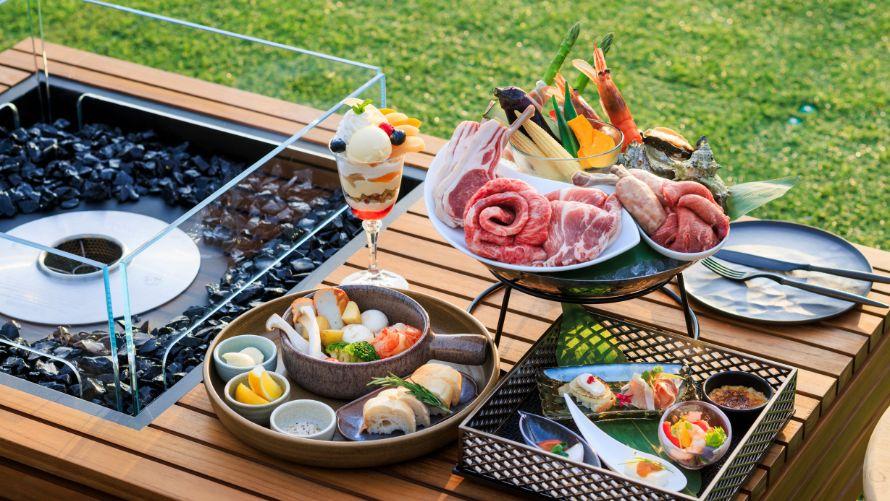 お肉屋アヒージョなどバーベキューの食材