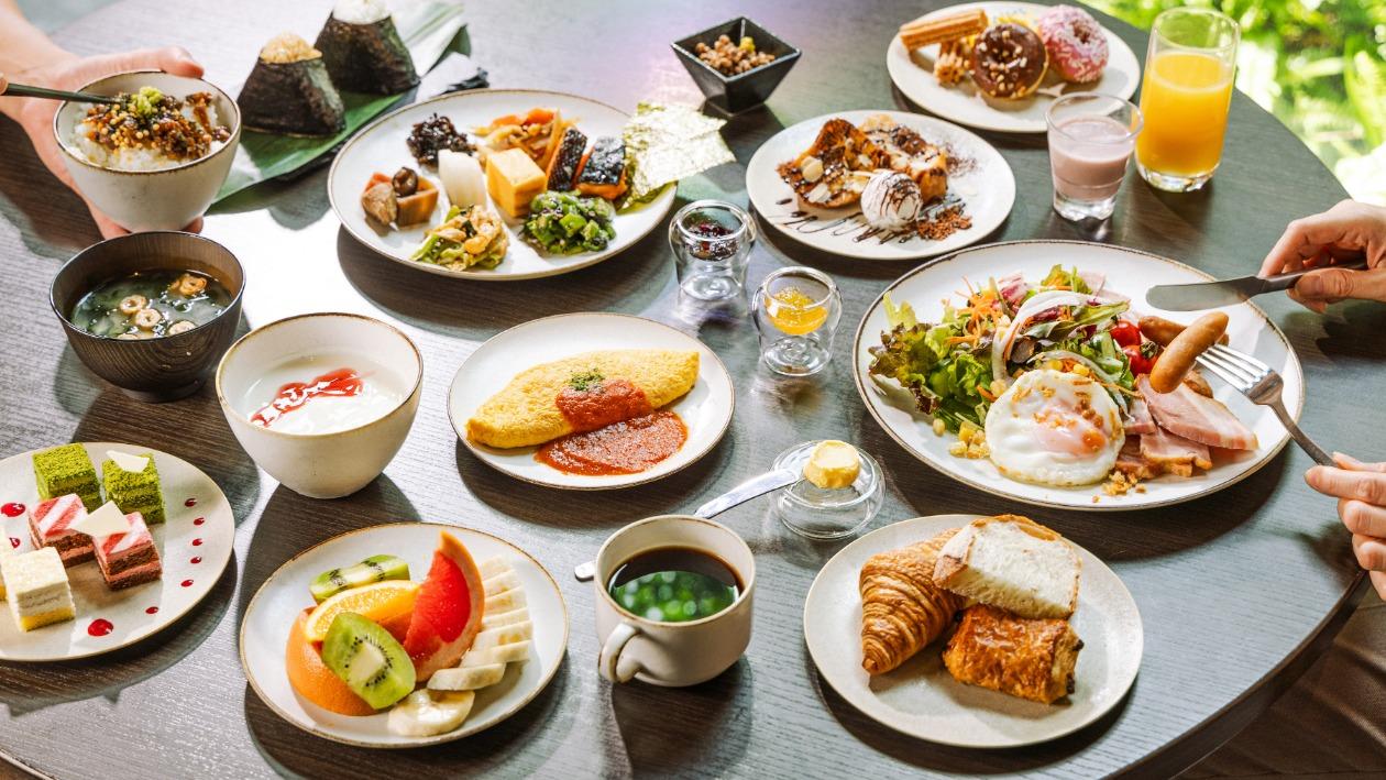 東京ベイ潮見プリンスホテル 朝食ブッフェメニュー集合写真