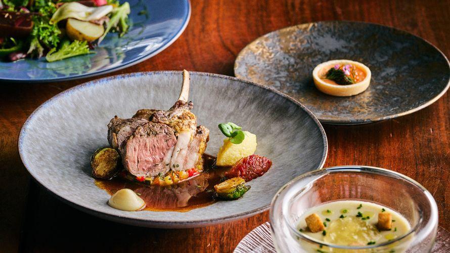 「選べる洋食ディナー付きステイ」のメニュー一例
