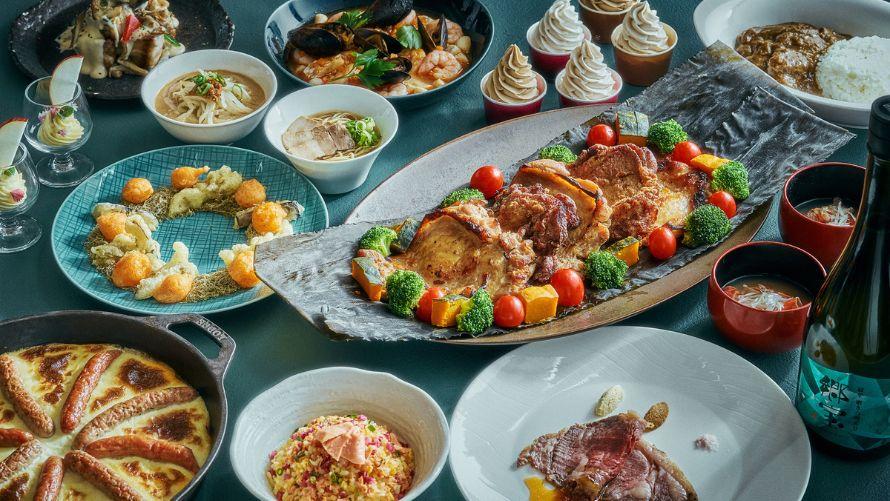 「HAPUNAで食べつくし満腹ステイ」のブッフェメニュー一覧