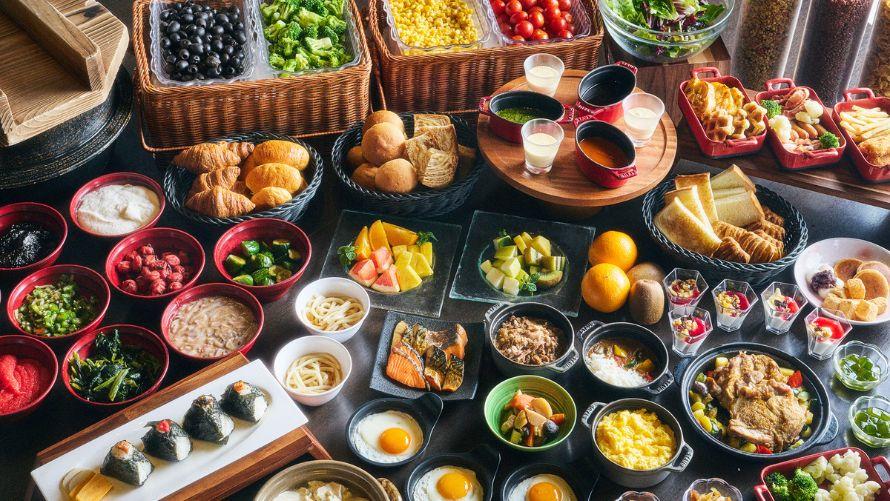 品川プリンスホテル「LUXE DINING HAPUNA」の朝食ビュッフェメニュー一例
