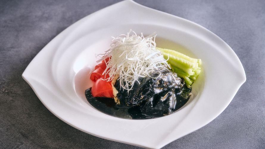 錦爽どりの黒胡麻棒棒鶏