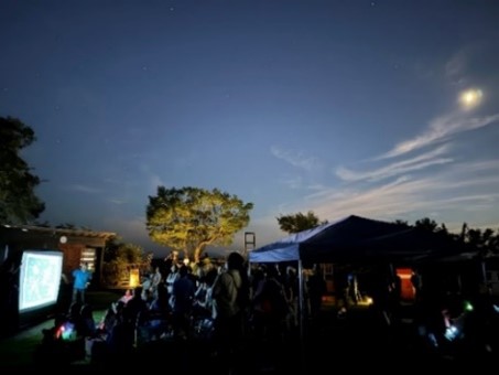 月と星空観望会＆焚火トークナイト