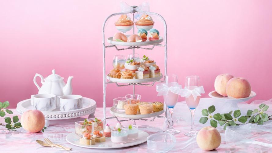 Peach Afternoon Tea Set ～Pink ＆ Aqua Blue～（イメージ）