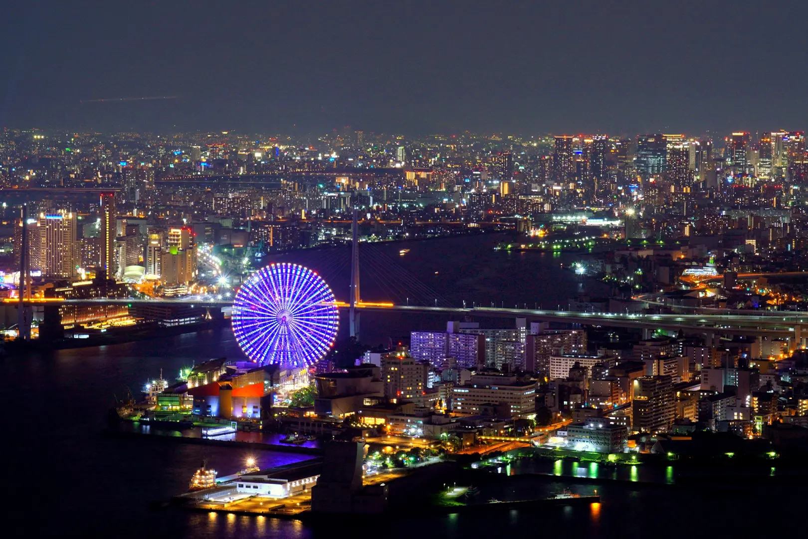 大阪湾の眺望