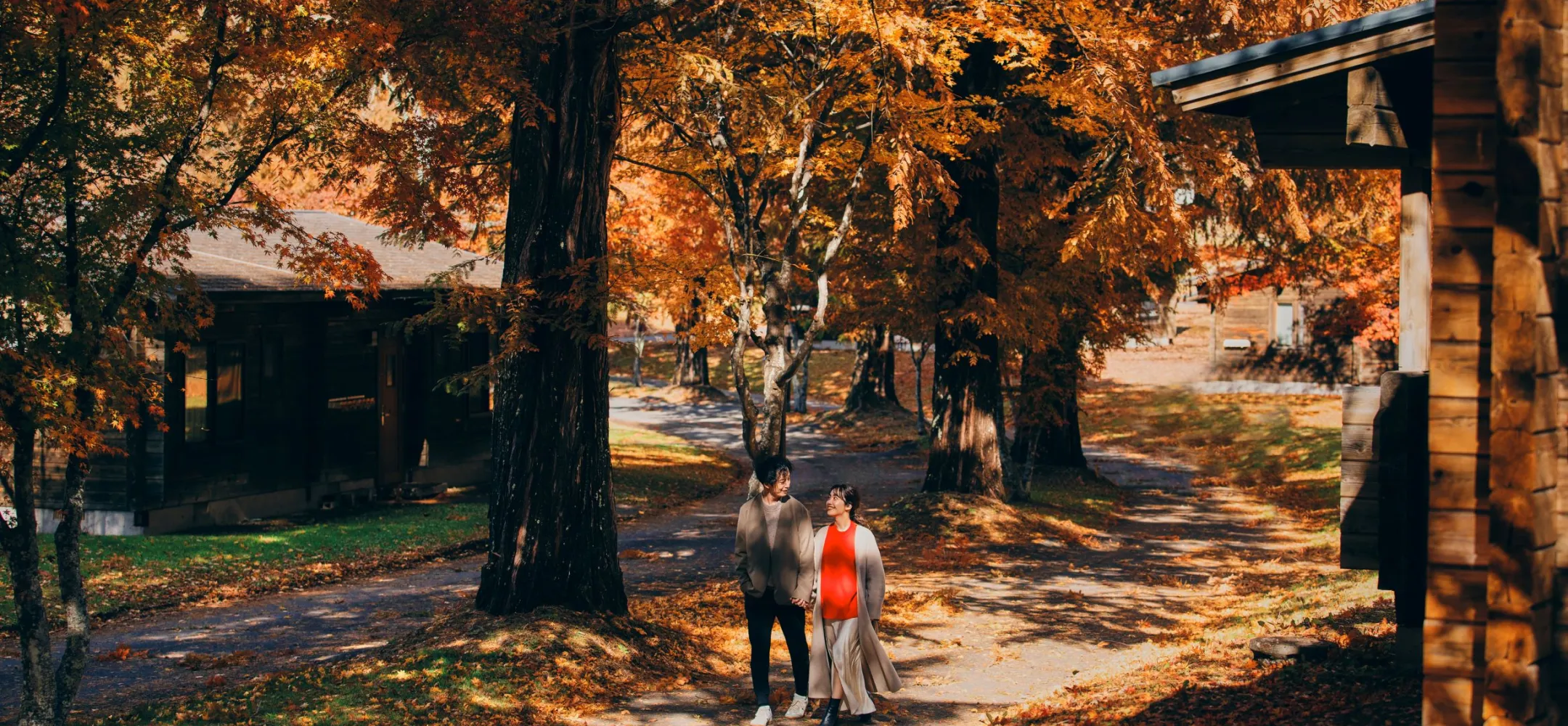 紅葉の軽井沢