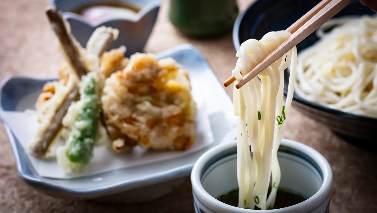 五島うどんととり天御膳