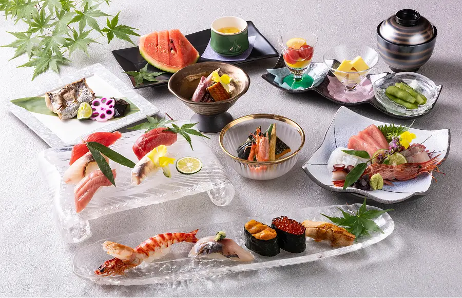 夏を味わう寿司懐石「蘭」