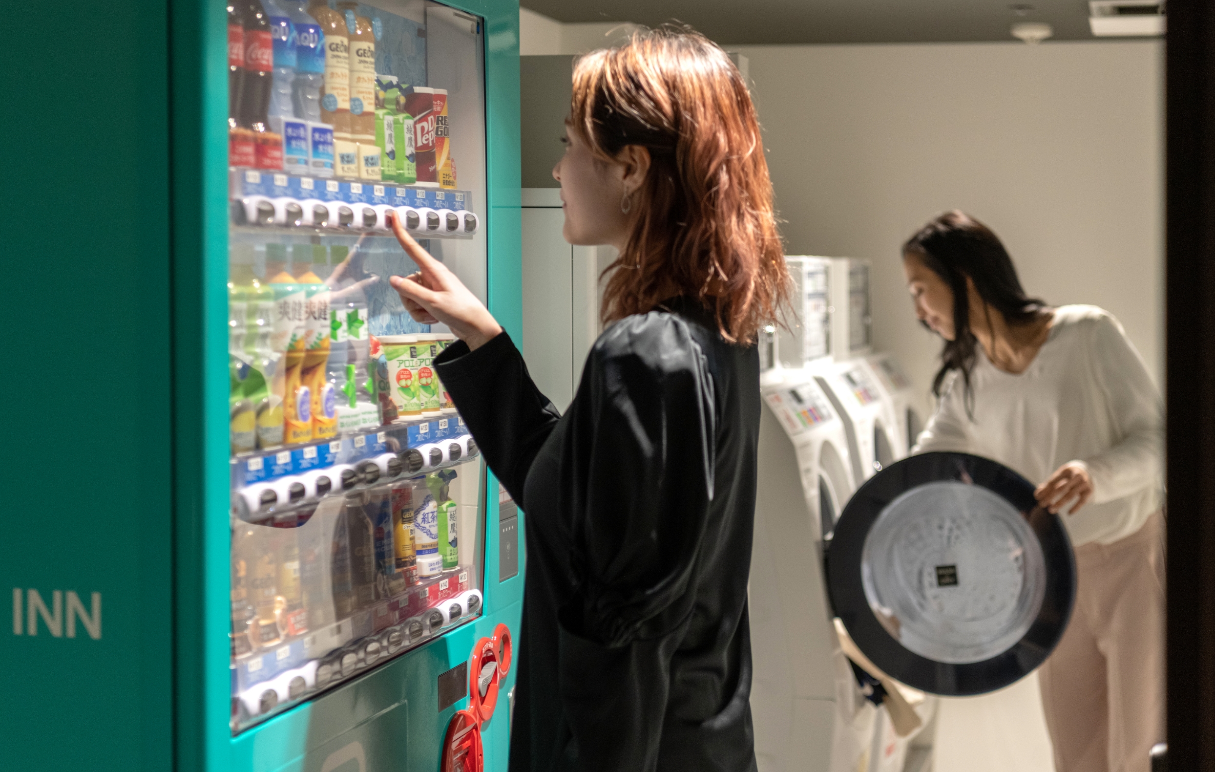 microwave oven & vending machine