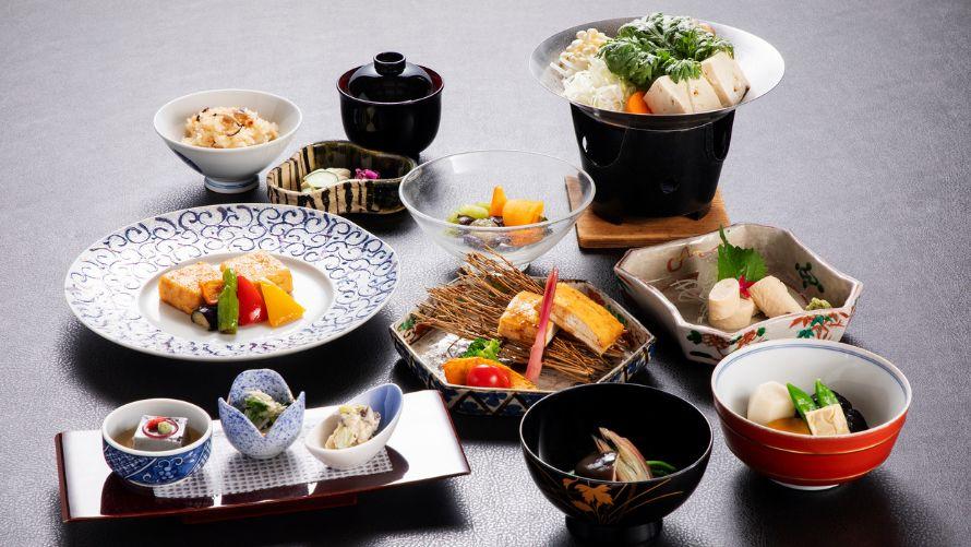 夕食コース「精進料理（ベジタリアン）」