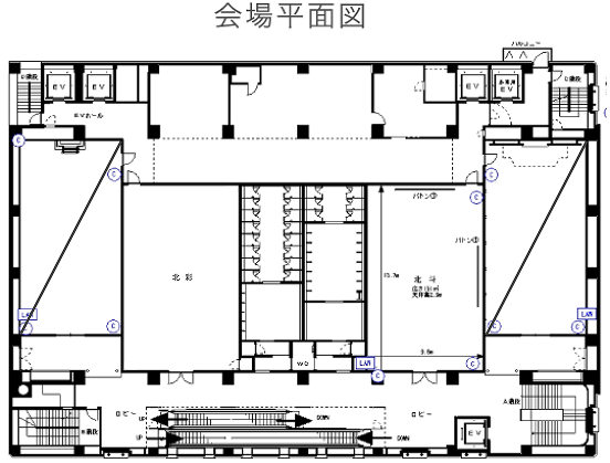 会場平面図