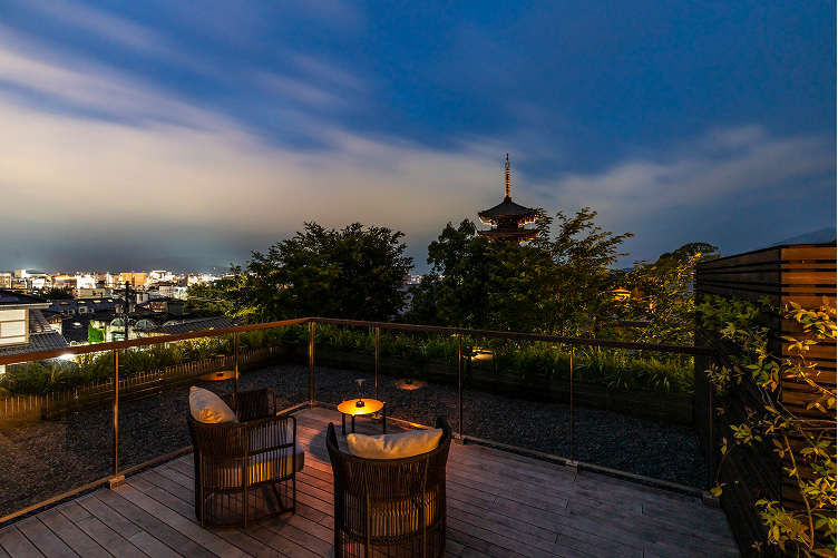 Terrace night time