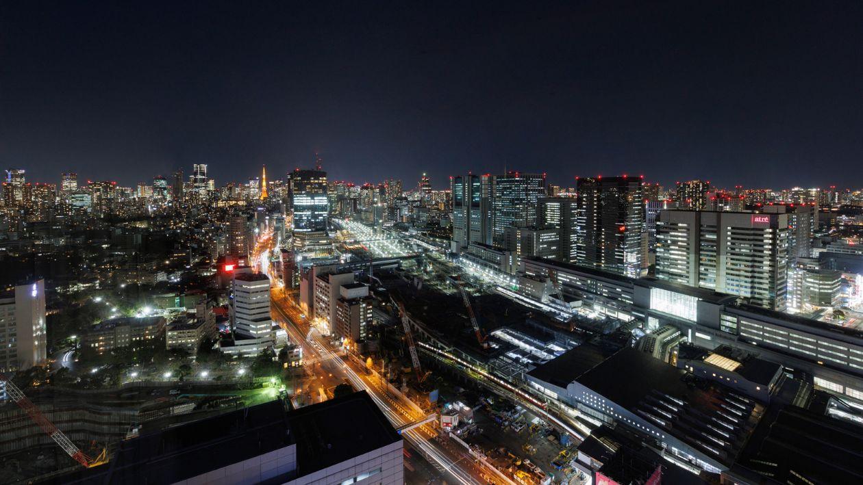 お部屋から見える東京タワーの夜景