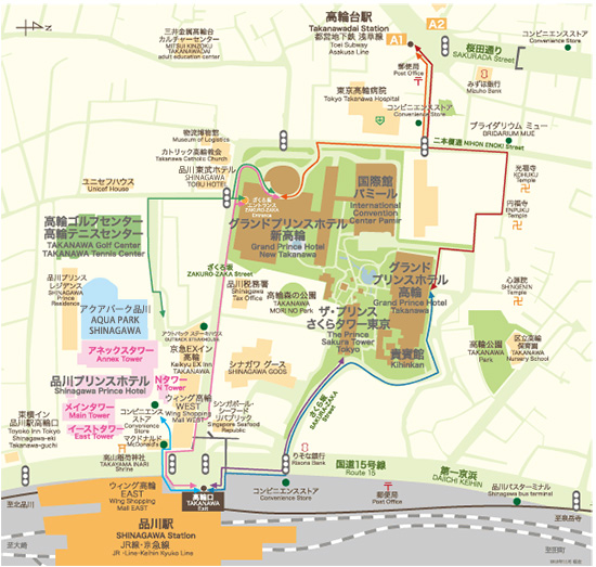 Surroundings map 周辺マップ