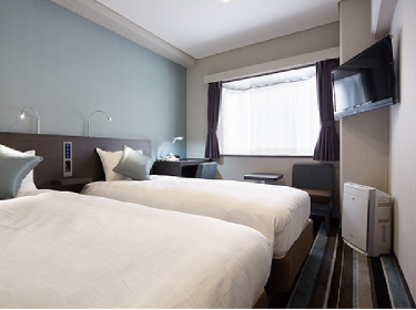 【Twin】Compact twin rooms are furnished with desks and sofas.【ツイン】デスクとソファを備えたコンパクトなツインルーム