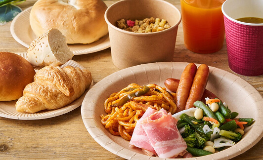 無料軽朝食 N's MORNING