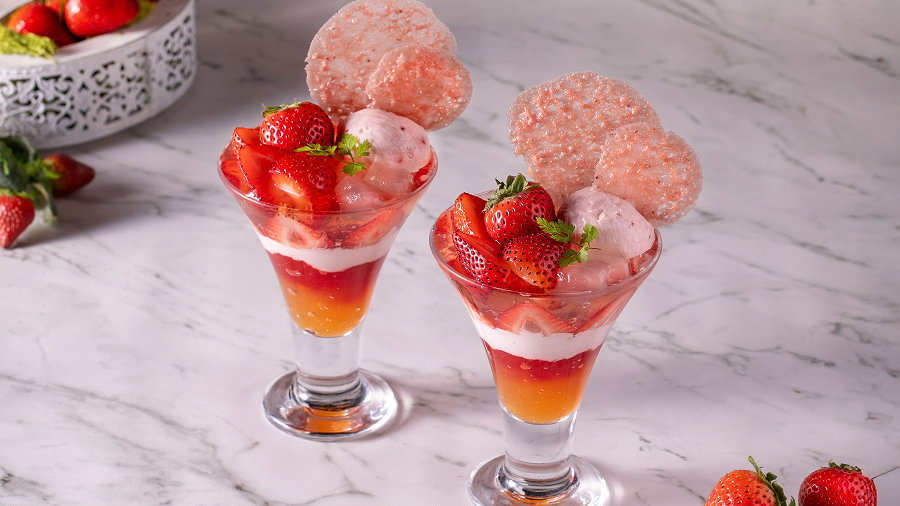 Strawberry Afternoon Tea Peach Jelly×Red