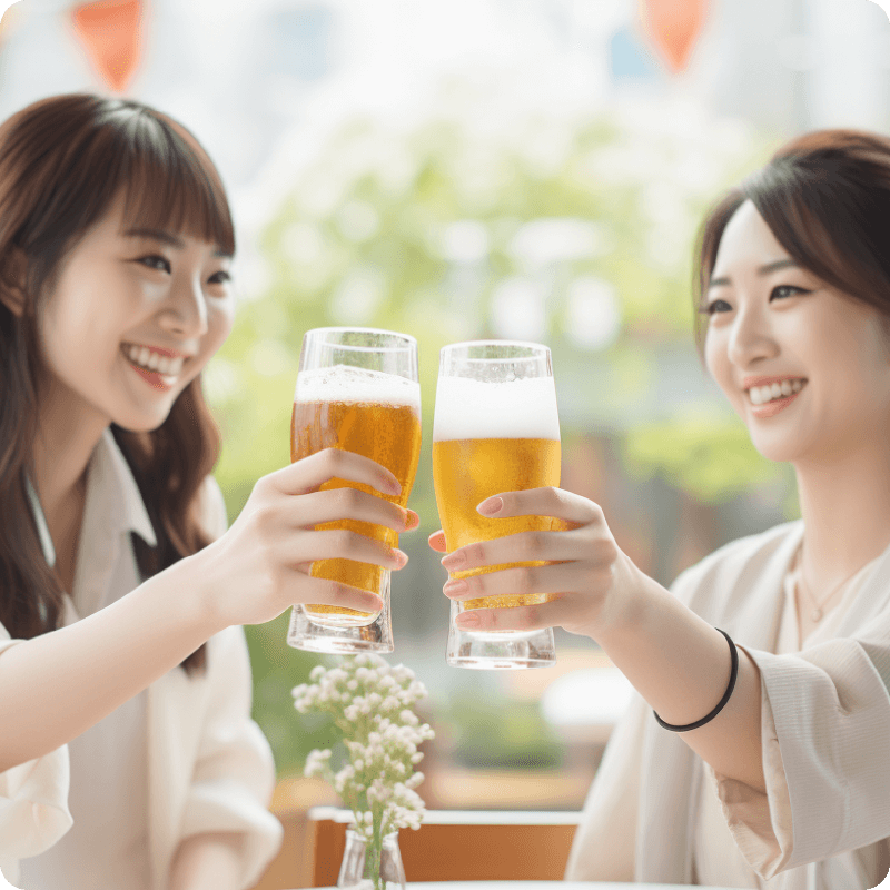 女子会パーティにも