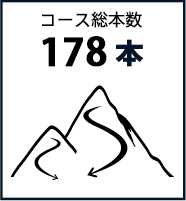 コース総本数177本
